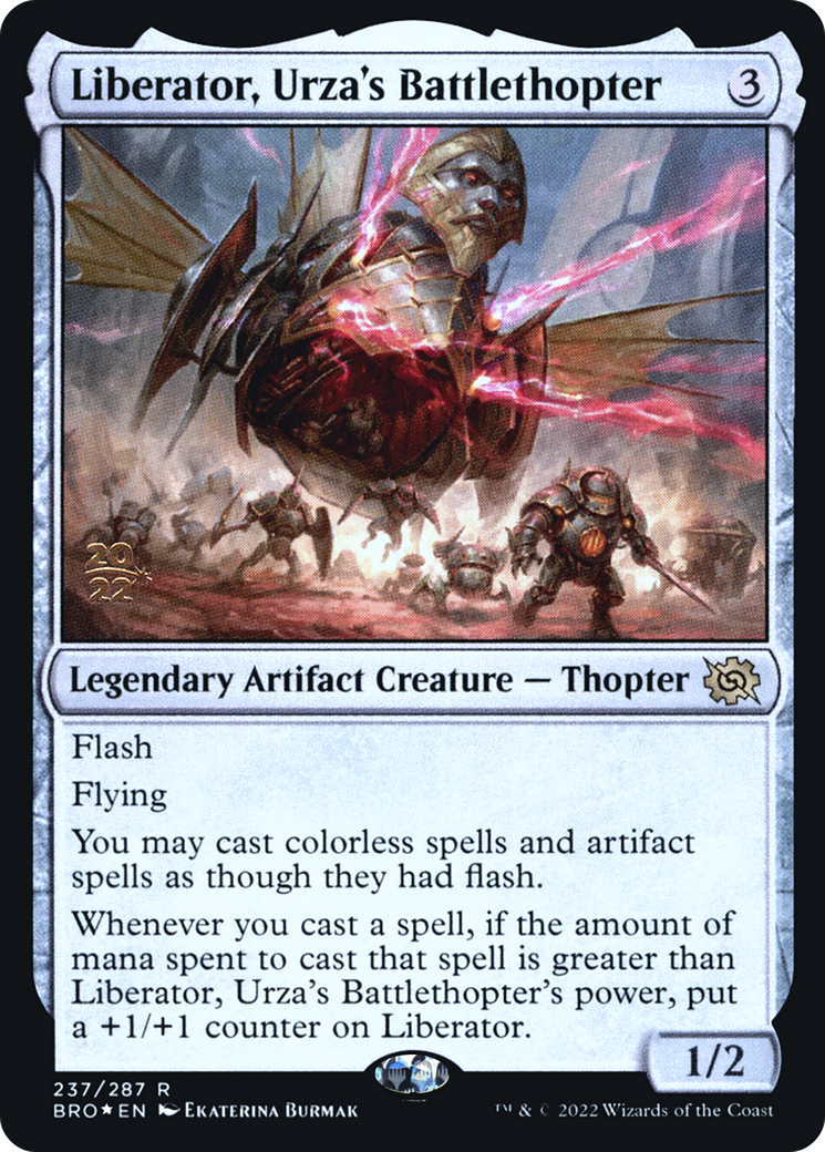 Image of Liberator, Urza's Battlethopter (PRE-237) - The Brothers' War Promos Foil