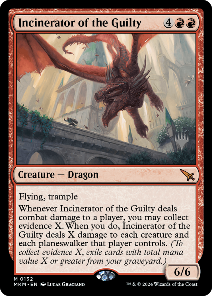 Image of Incinerator of the Guilty (PPMKM-132) - Murders at Karlov Manor Promos Foil