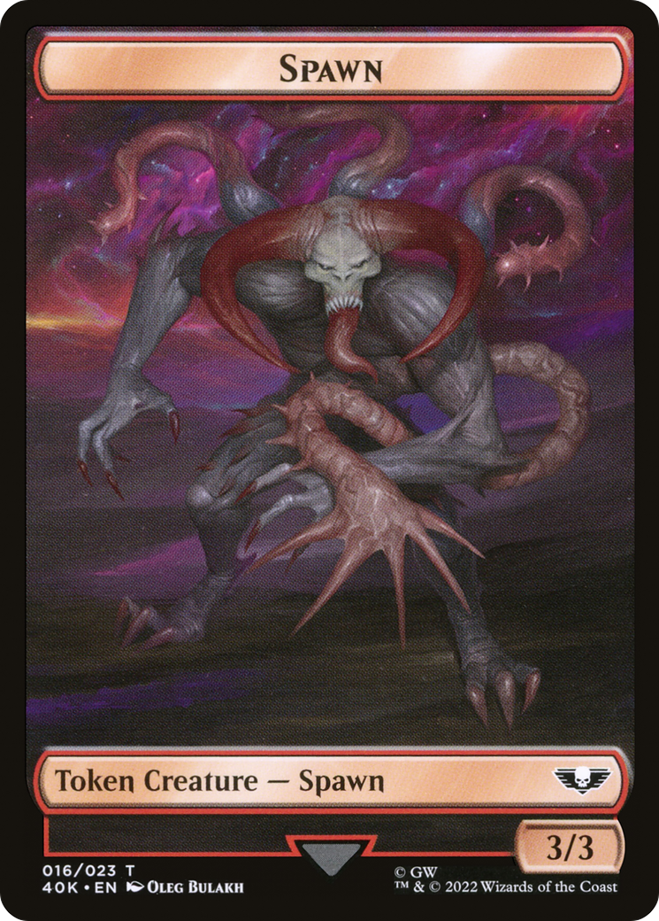 Image of Spawn (T40K-016) - Warhammer 40,000 Tokens