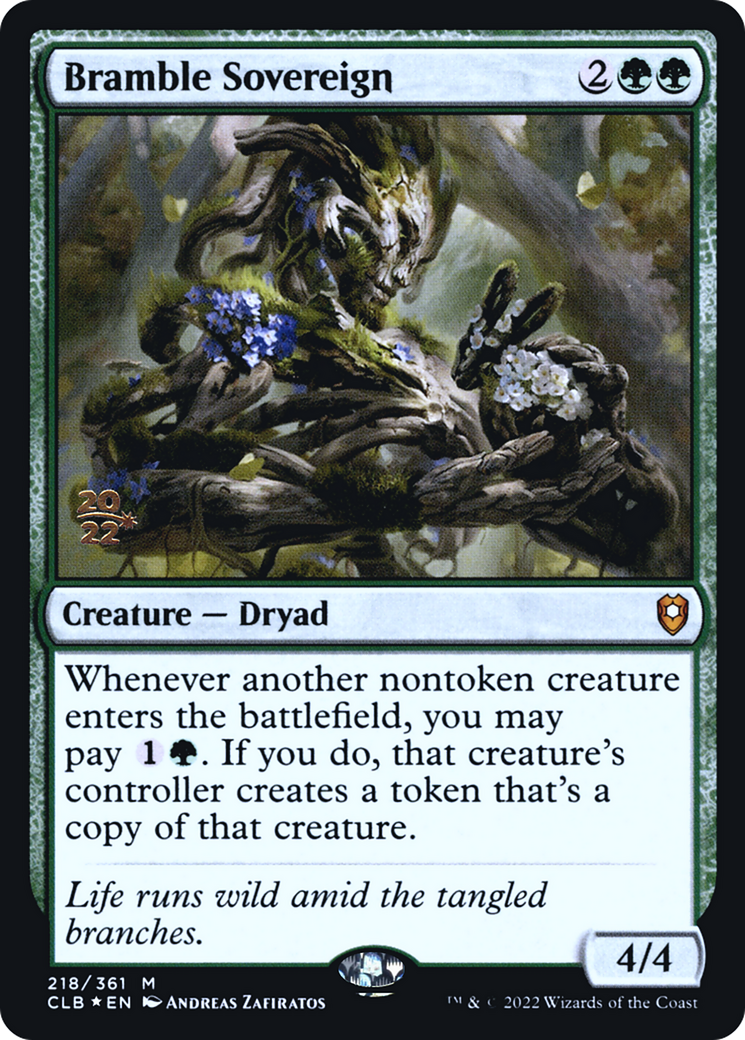 Image of Bramble Sovereign (PRE-218) - Battle for Baldur's Gate Promos Foil