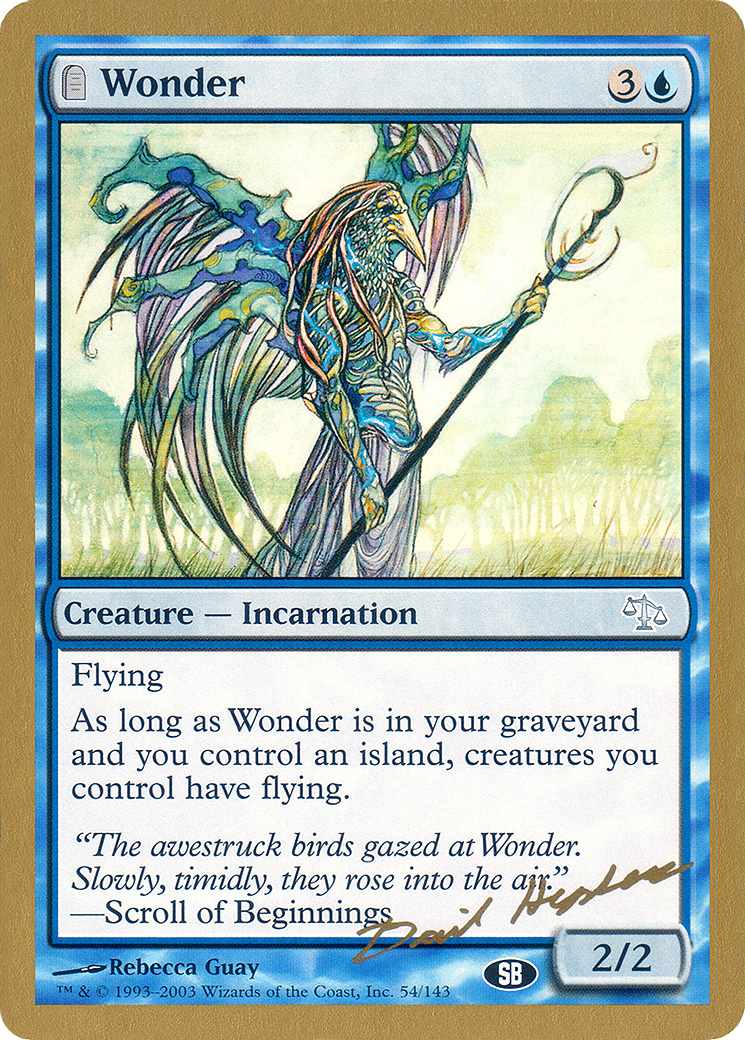 Image of Wonder - 2003 Dave Humpherys (JUD) (SB) (WCD-DH54SB) - World Championship Decks 2003