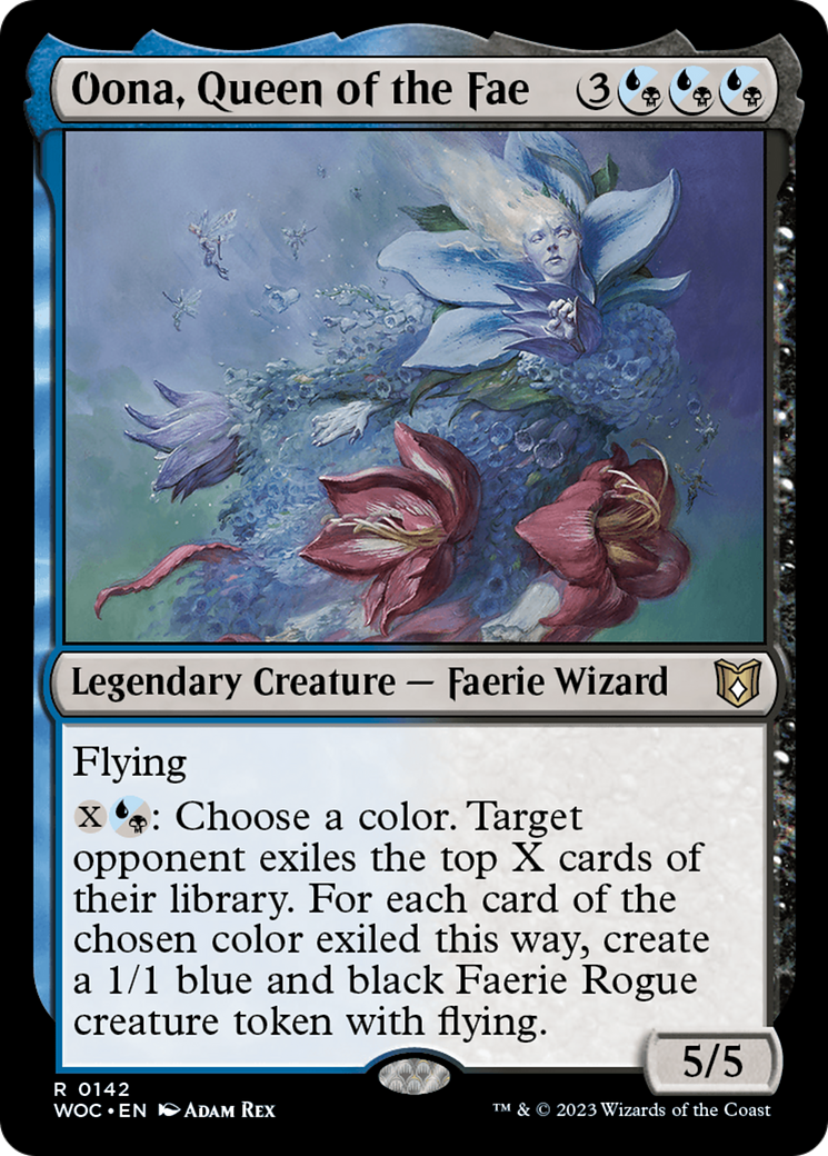 Image of Oona, Queen of the Fae (WOC-142) - Wilds of Eldraine Commander