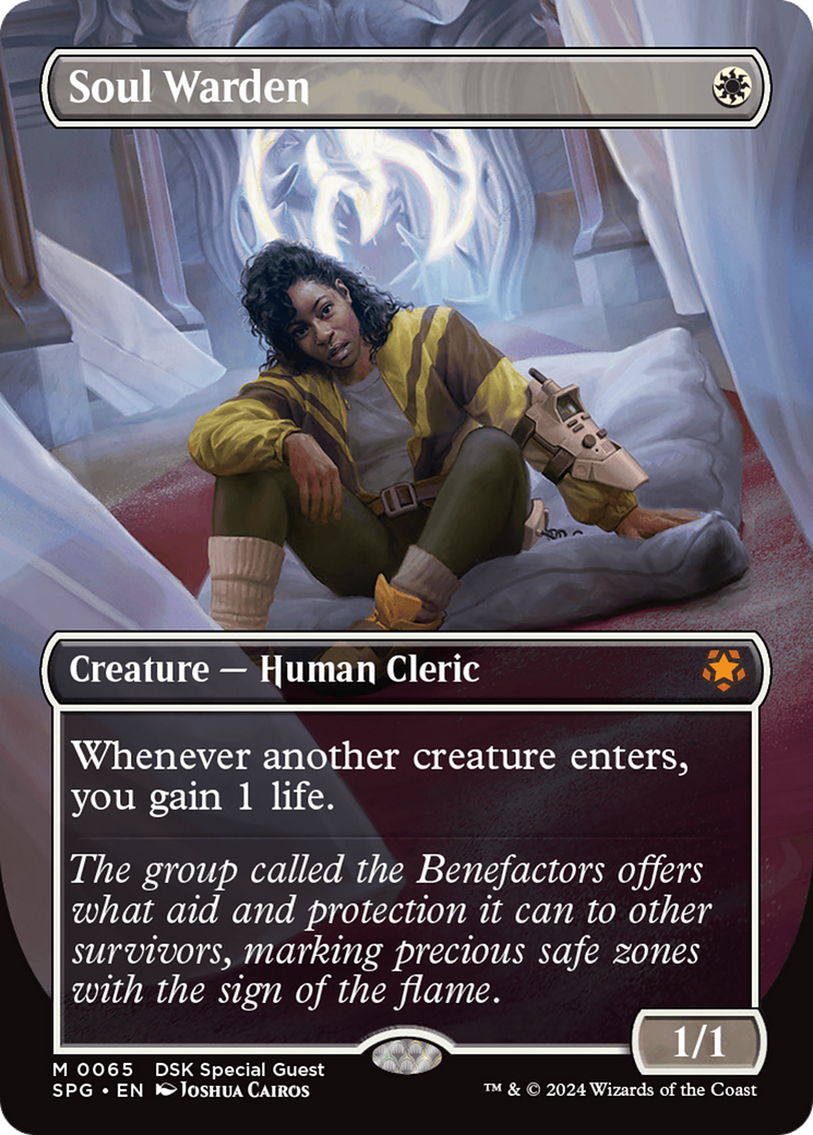 Image of Soul Warden (Borderless) (SPG-065) - Special Guests (Borderless) Foil