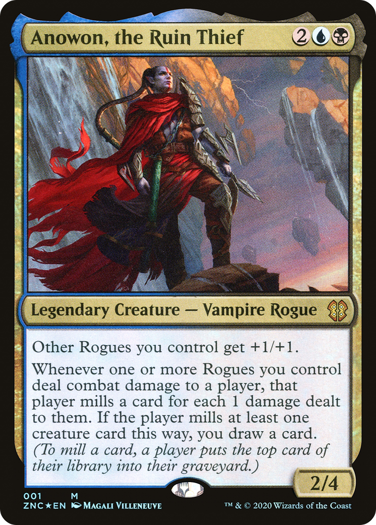 Image of Anowon, the Ruin Thief (ZNC-001) - Zendikar Rising Commander Foil