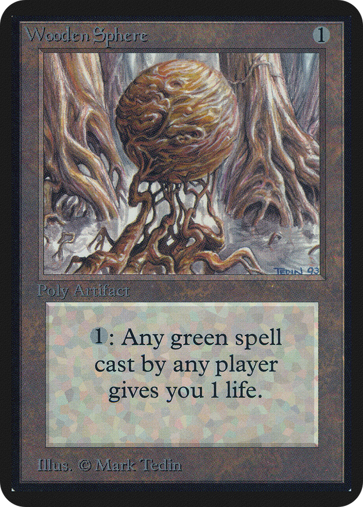 Image of Wooden Sphere (LEA-) - Limited Edition Alpha