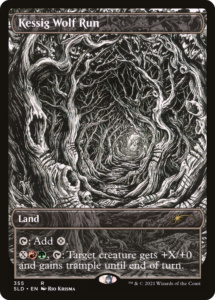 Image of Kessig Wolf Run (SLD-355) - Secret Lair Drop Foil