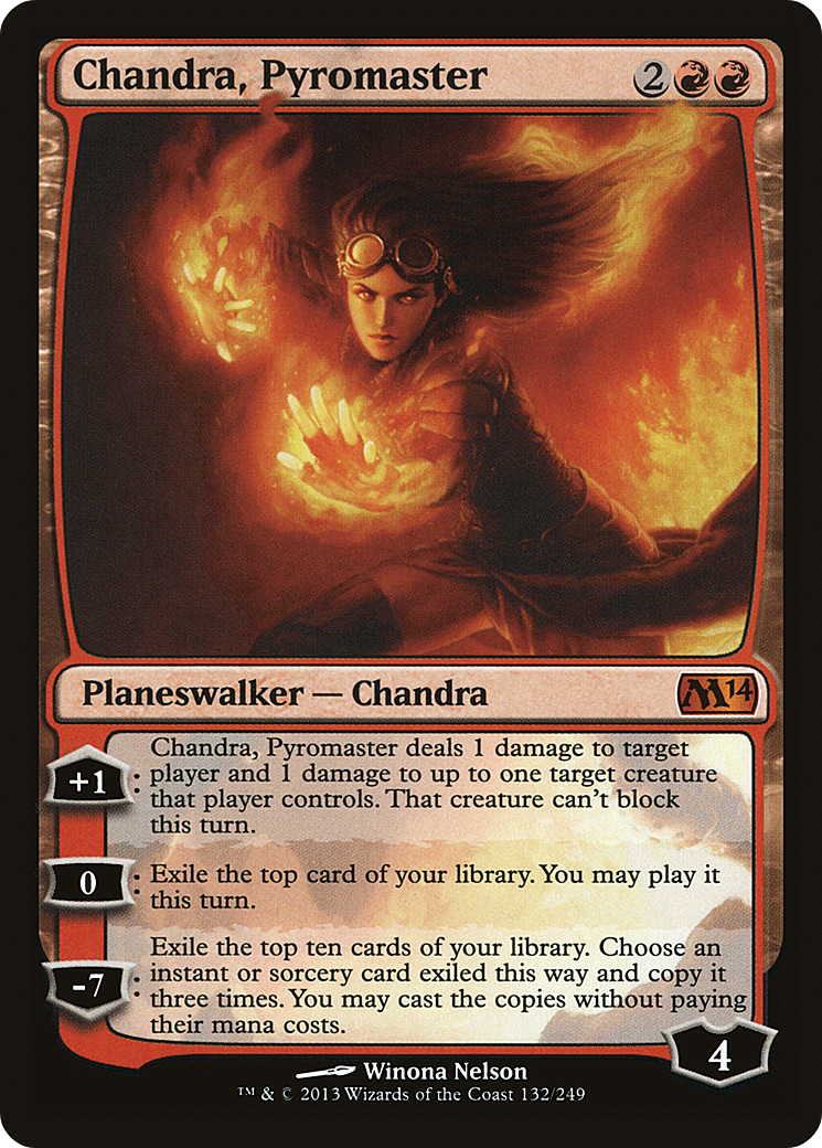 Image of Chandra, Pyromaster (M14-132) - Magic 2014 Foil