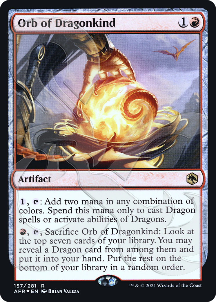 Image of Orb of Dragonkind (AFR&-157) - Adventures in the Forgotten Realms Promos Foil