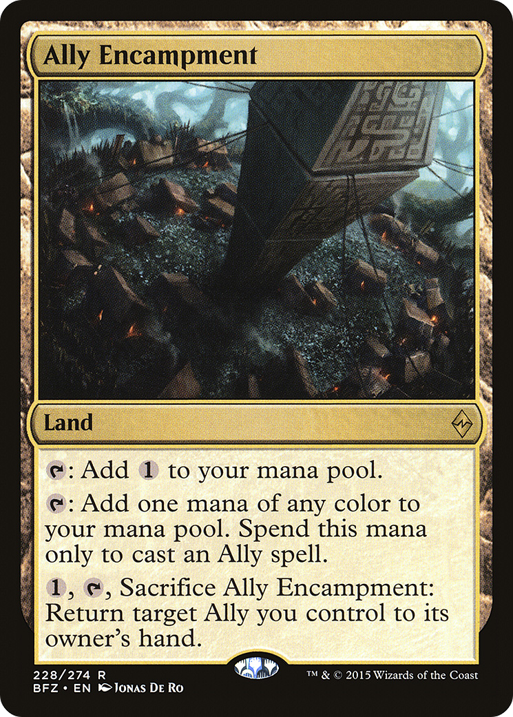 Image of Ally Encampment (BFZ-228) - Battle for Zendikar Foil