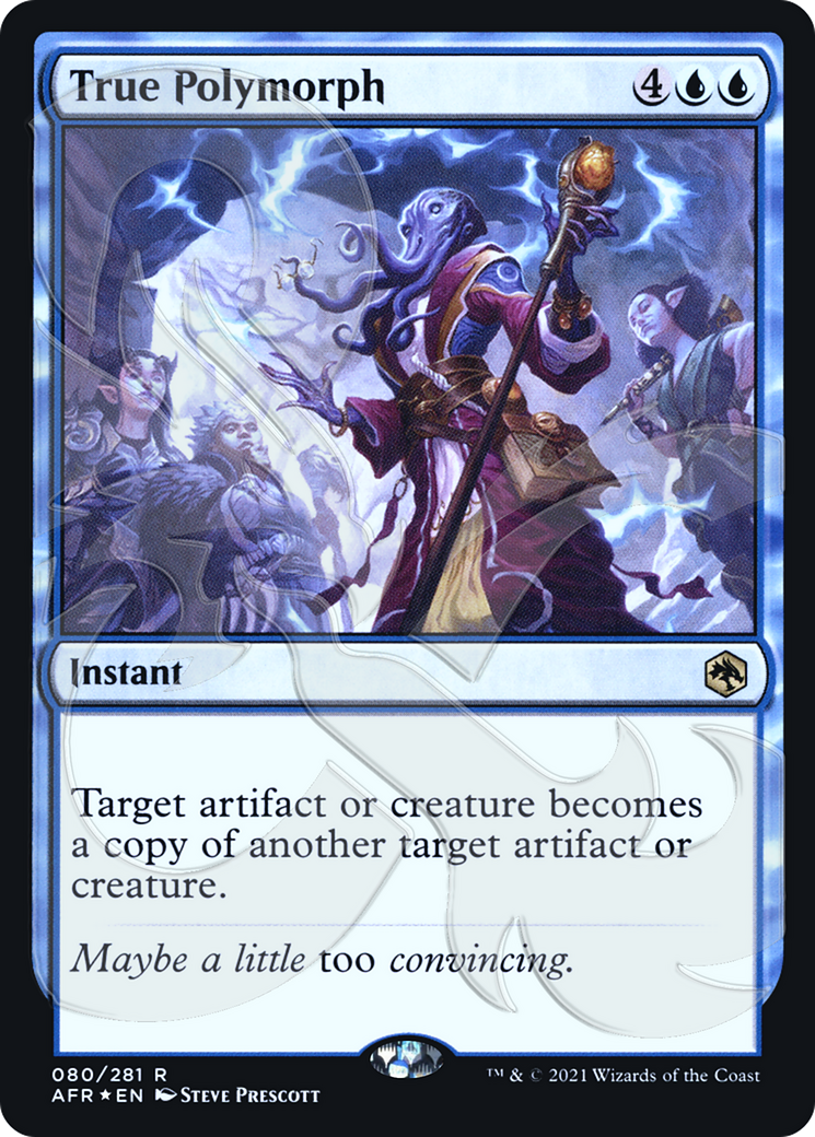 Image of True Polymorph (AFR&-080) - Adventures in the Forgotten Realms Promos Foil
