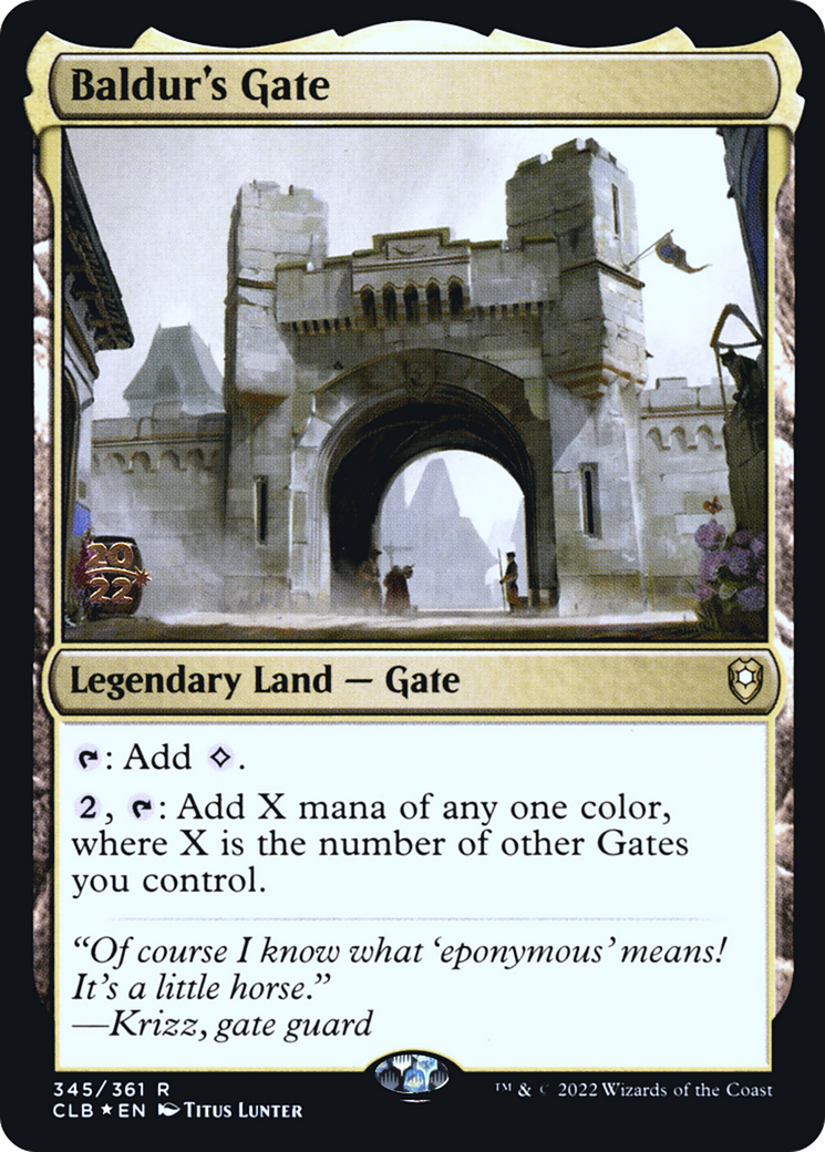 Image of Baldur's Gate (PRE-345) - Battle for Baldur's Gate Promos Foil