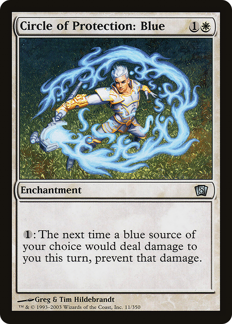 Image of Circle of Protection: Blue (8ED-011) - 8th Edition