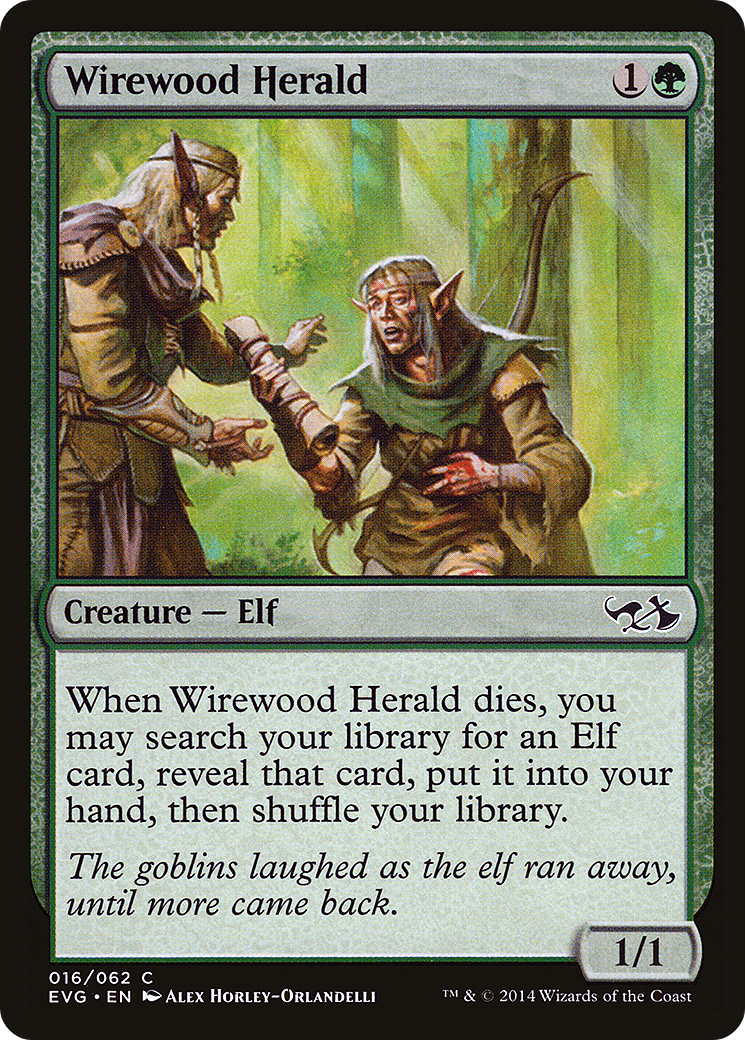 Image of Wirewood Herald (DD3-) - Duel Decks Anthology: Elves vs. Goblins
