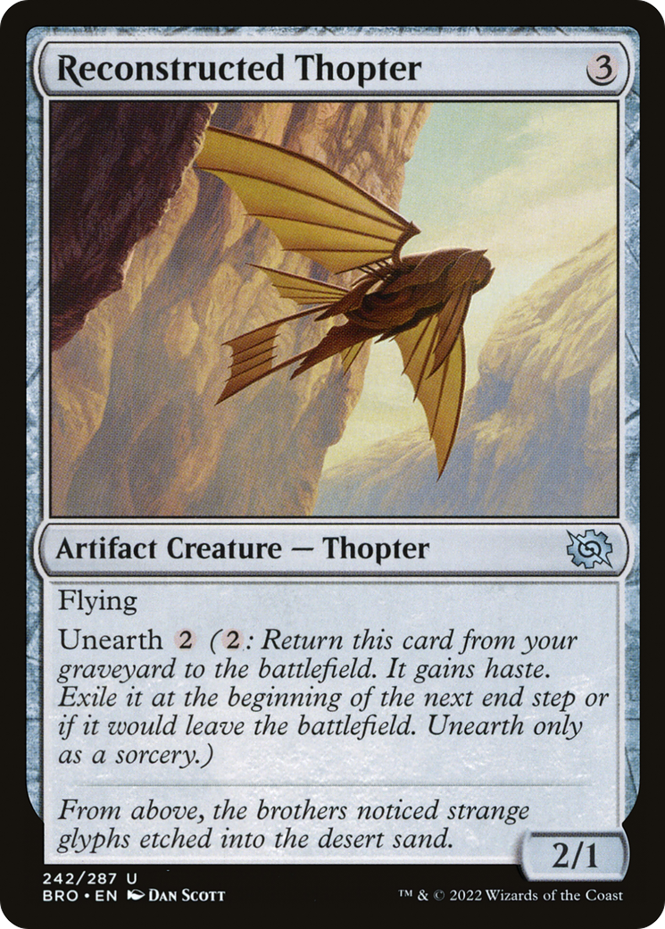 Image of Reconstructed Thopter (BRO-242) - The Brothers' War