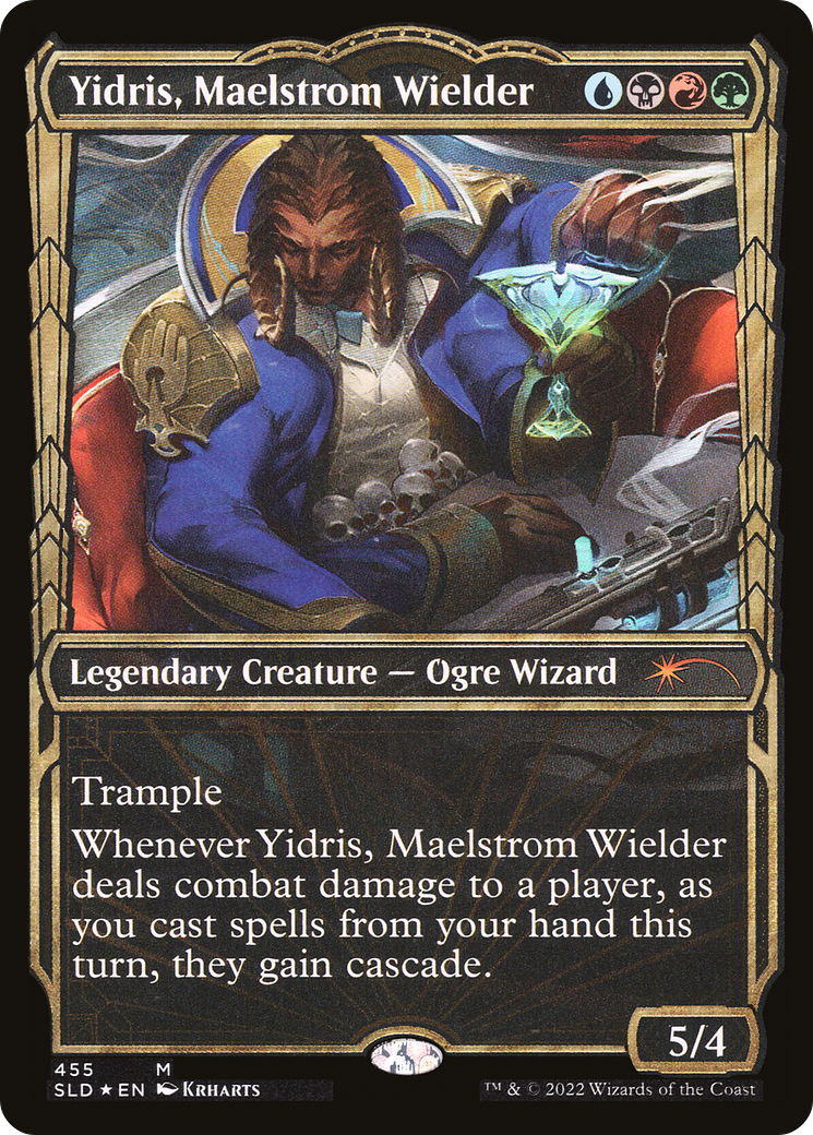 Image of Yidris, Maelstrom Wielder (Gilded Foil) (SLD-455) - Secret Lair Drop: (Showcase) Foil