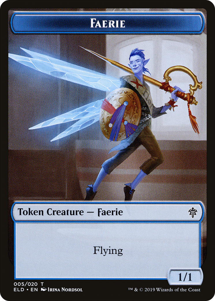Image of Faerie (TELD-005) - Throne of Eldraine Tokens