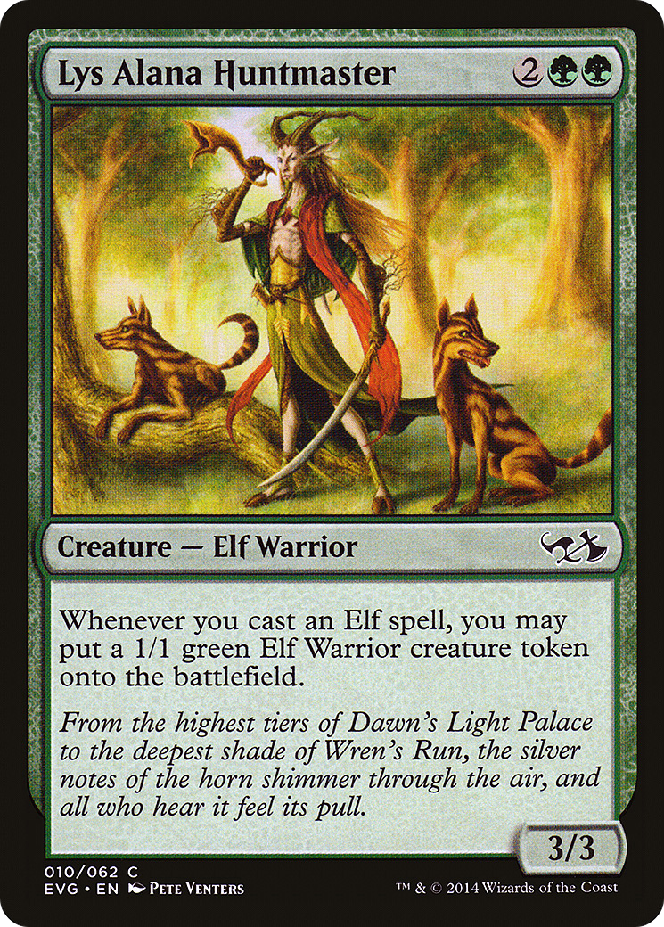 Image of Lys Alana Huntmaster (DD3-) - Duel Decks Anthology: Elves vs. Goblins