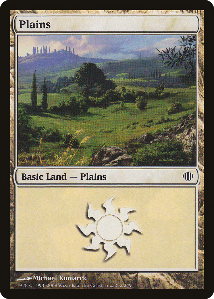 Image of Plains (232) (ALA-232) - Shards of Alara Foil