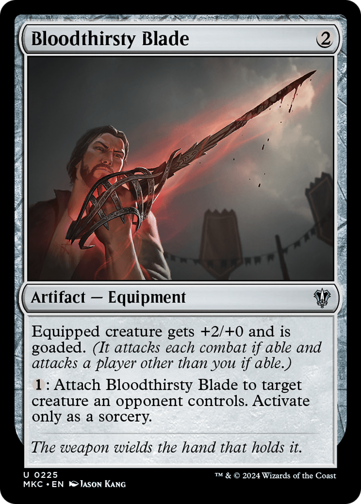 Image of Bloodthirsty Blade (MKC-225) - Murders at Karlov Manor Commander