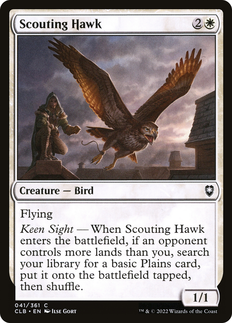 Image of Scouting Hawk (CLB-041) - Commander Legends: Battle for Baldur's Gate