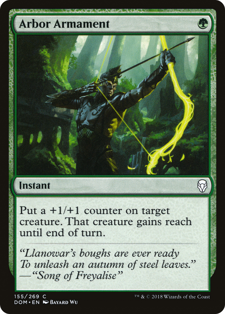 Image of Arbor Armament (DOM-155) - Dominaria
