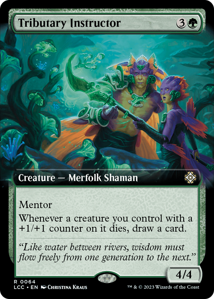 Image of Tributary Instructor (Extended Art) (LCC-064) - The Lost Caverns of Ixalan Commander: (Extended Art)