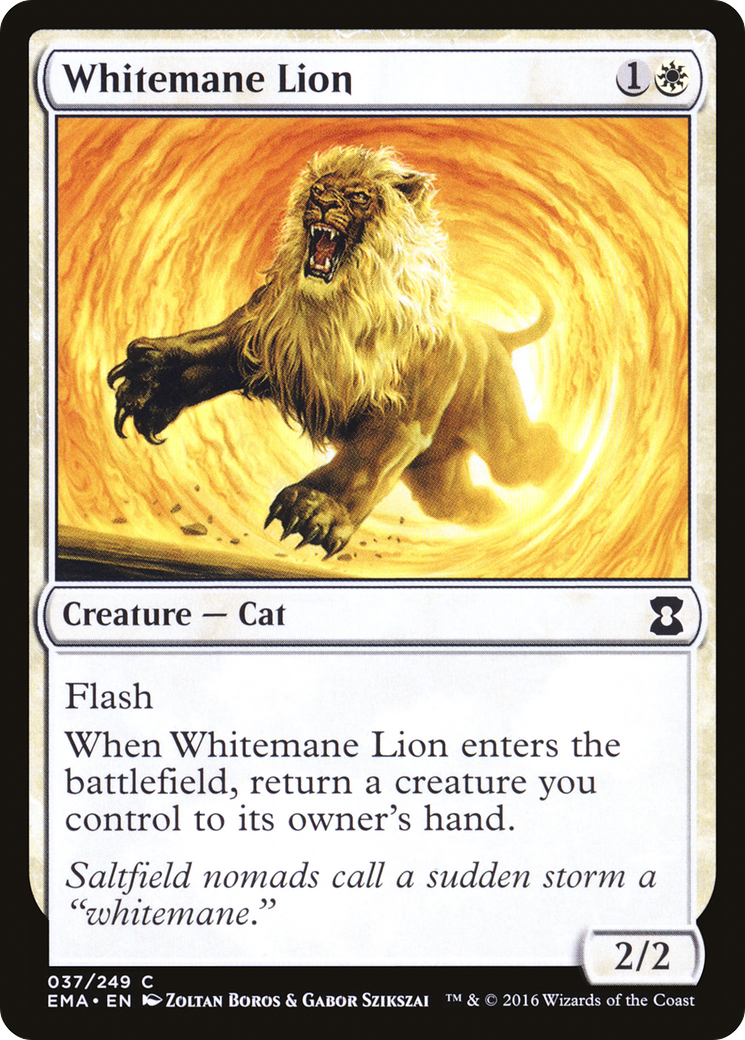 Image of Whitemane Lion (EMA-037) - Eternal Masters