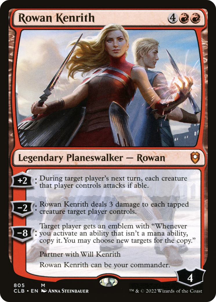 Image of Rowan Kenrith (CLB-805) - Commander Legends: Battle for Baldur's Gate