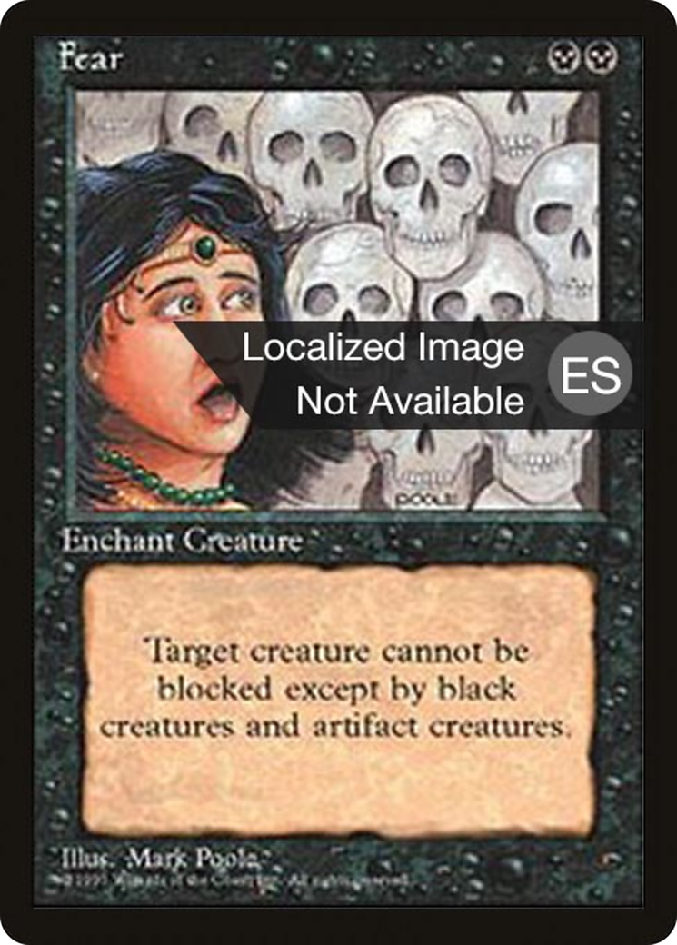 Image of Fear (4BB-) - Fourth Edition Foreign Black Border