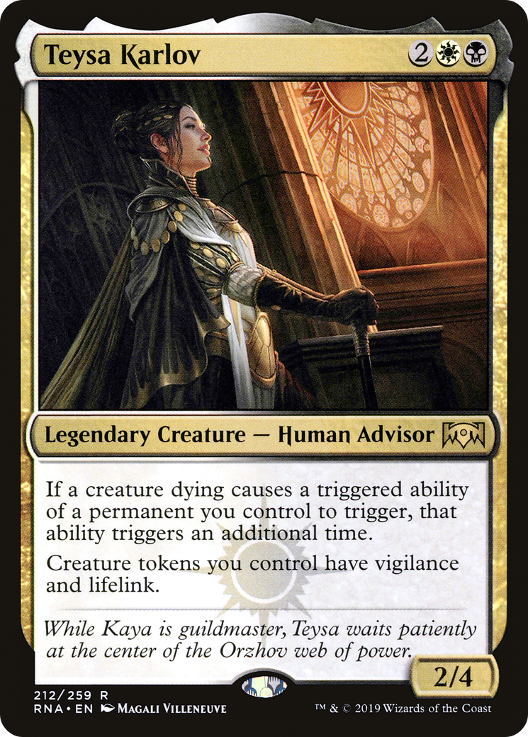 Image of Teysa Karlov (RNA-212) - Ravnica Allegiance Foil