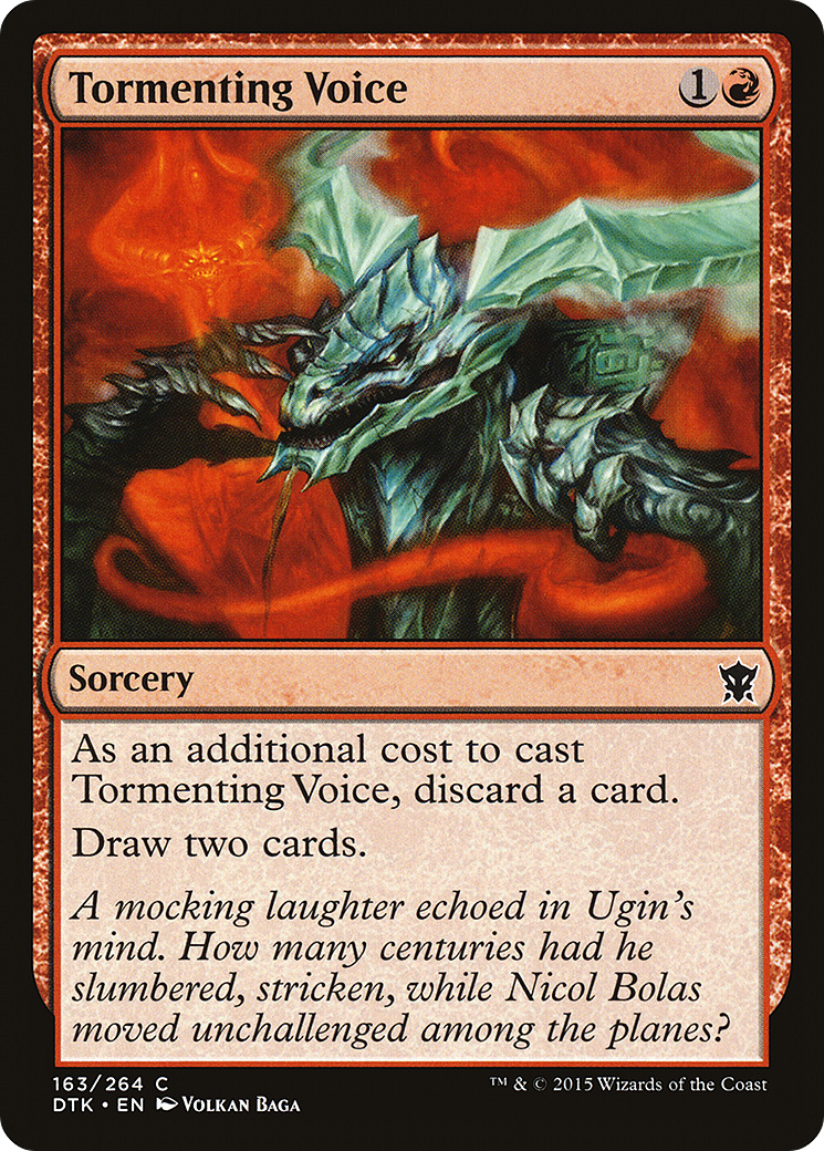 Image of Tormenting Voice (DTK-163) - Dragons of Tarkir Foil