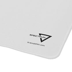 Image of BCW SUPPLIES: SPECTRUM PLAYMAT: STITCHED WHITE (1-PLAYMAT-WHI)