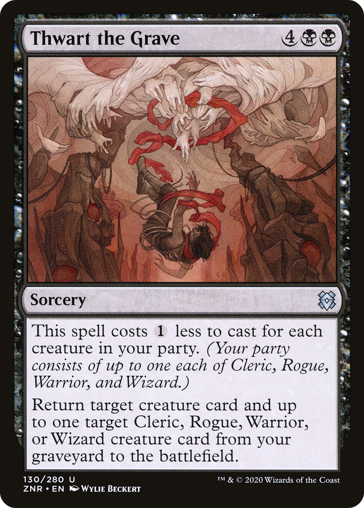 Image of Thwart the Grave (ZNR-130) - Zendikar Rising