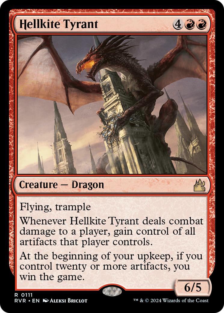 Image of Hellkite Tyrant (RVR-111) - Ravnica Remastered