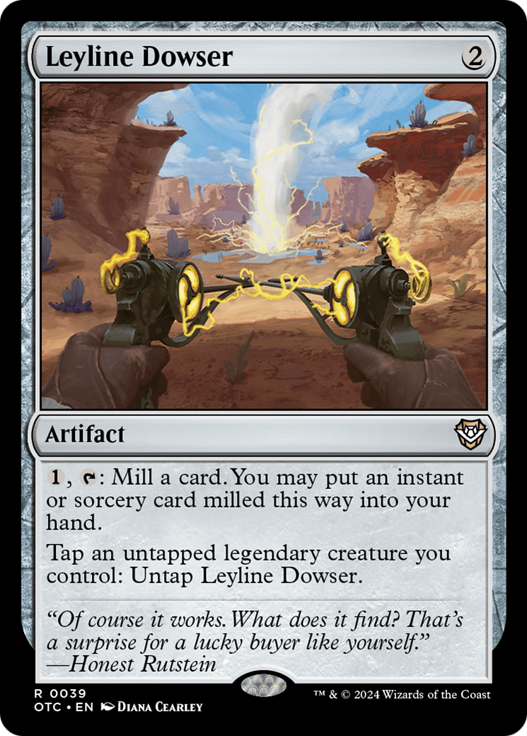Image of Leyline Dowser (OTC-039) - Outlaws of Thunder Junction Commander