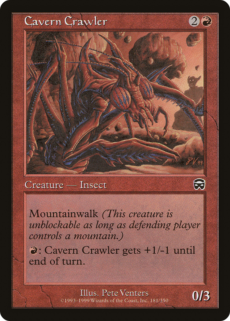 Image of Cavern Crawler (MMQ-181) - Mercadian Masques Foil