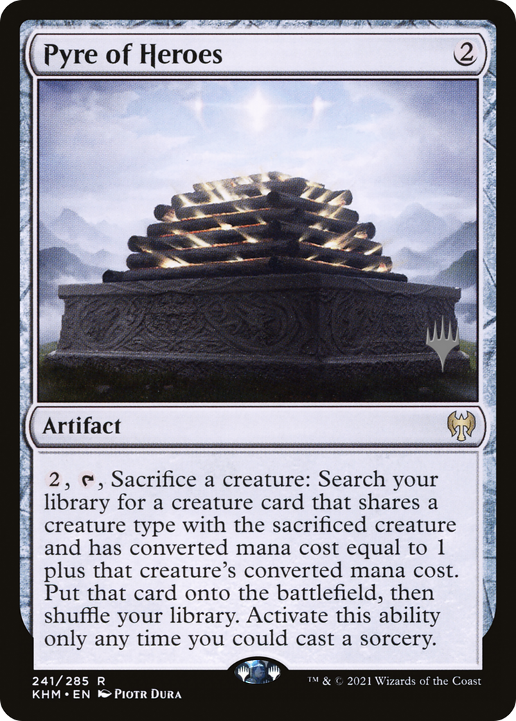 Image of Pyre of Heroes (PPKHM-241P) - Kaldheim Promos Foil