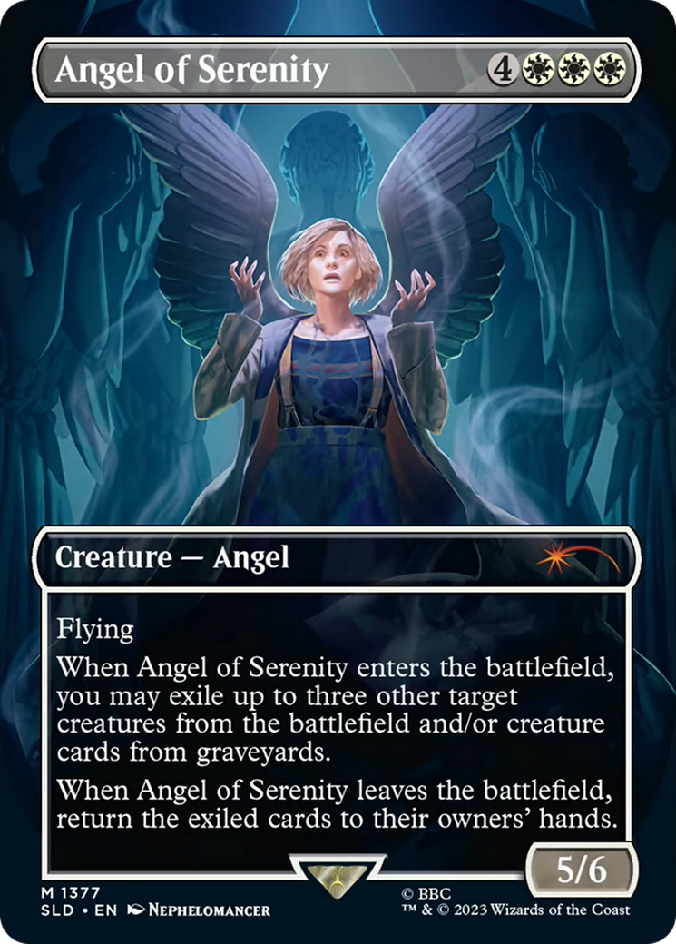 Image of Angel of Serenity (SLD-1377) - Secret Lair Drop (Borderless)