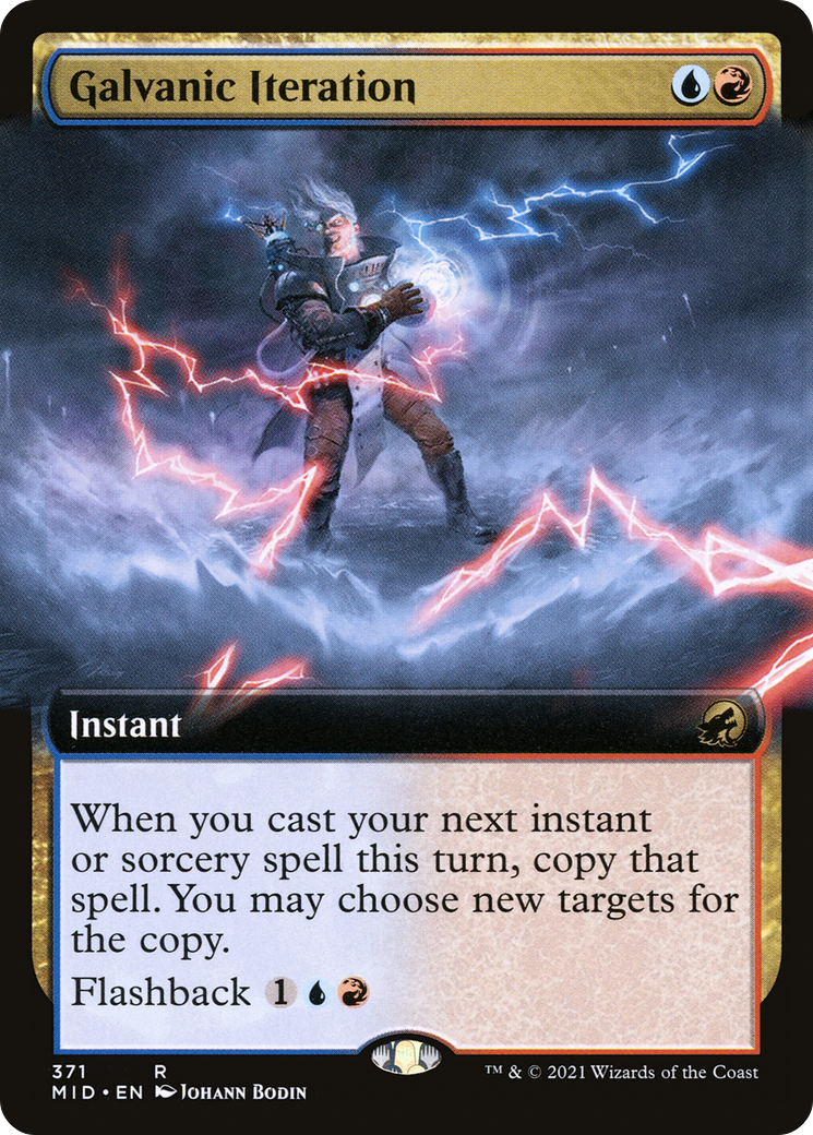 Image of Galvanic Iteration (Extended Art) (MID-371) - Innistrad: Midnight Hunt: (Extended Art)