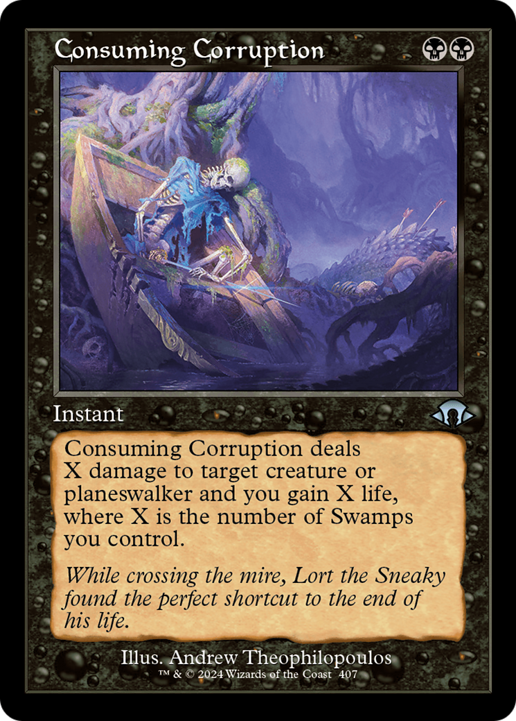 Image of Consuming Corruption (Retro Frame) (MH3-407) - Modern Horizons 3