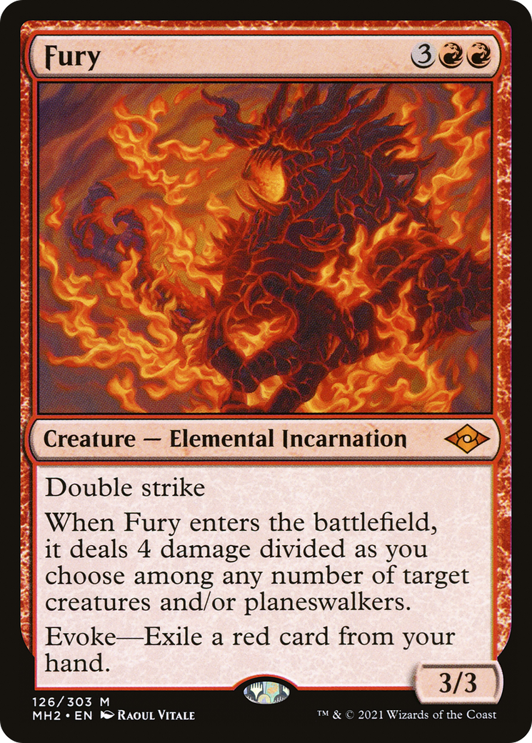 Image of Fury (MH2-126) - Modern Horizons 2 Foil