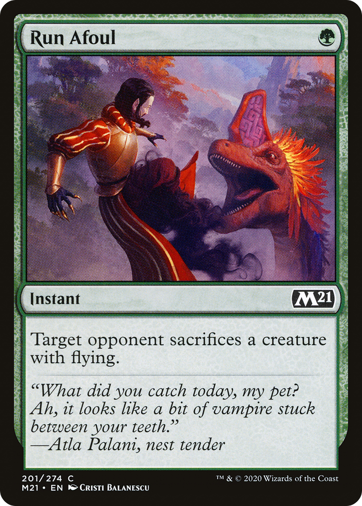 Image of Run Afoul (M21-201) - Core Set 2021 Foil