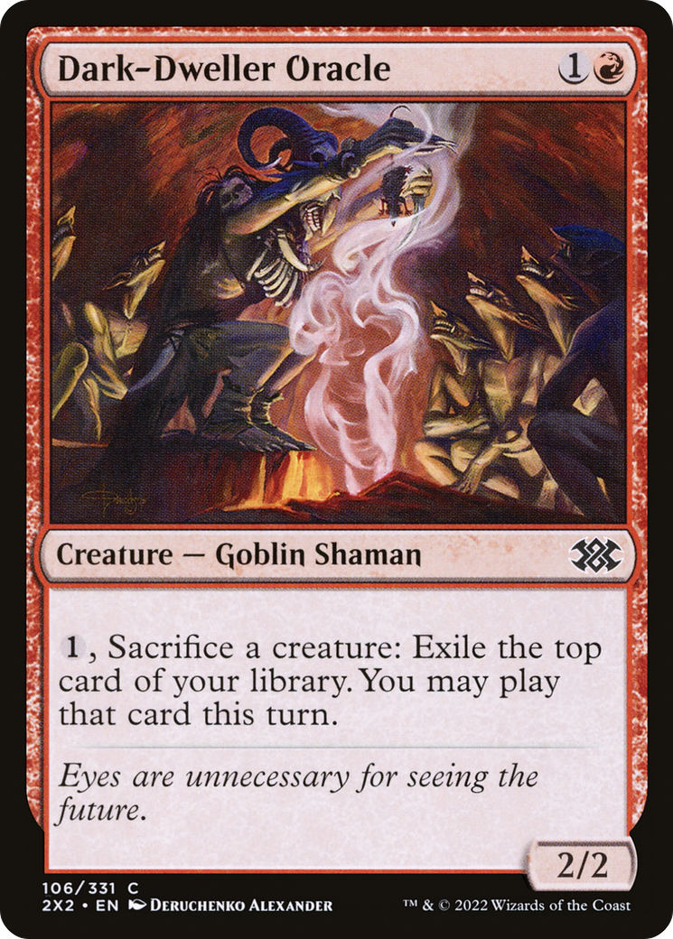 Image of Dark-Dweller Oracle (2X2-106) - Double Masters 2022