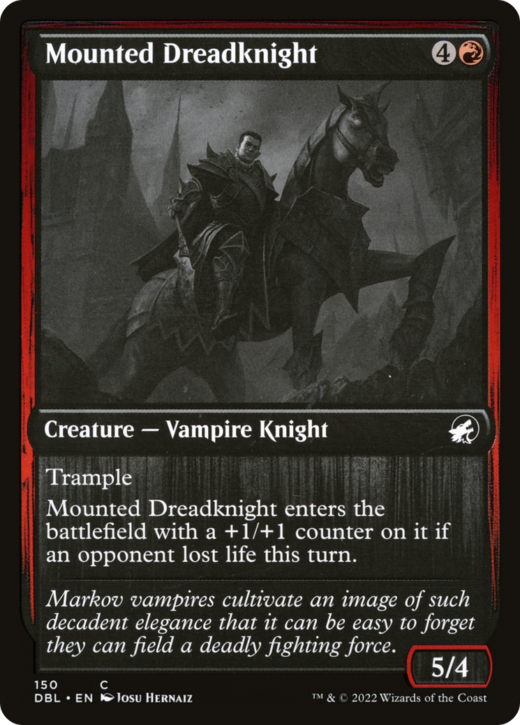 Image of Mounted Dreadknight (DBL-150) - Innistrad: Double Feature