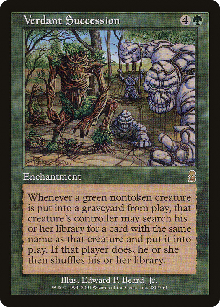 Image of Verdant Succession (ODY-280) - Odyssey Foil