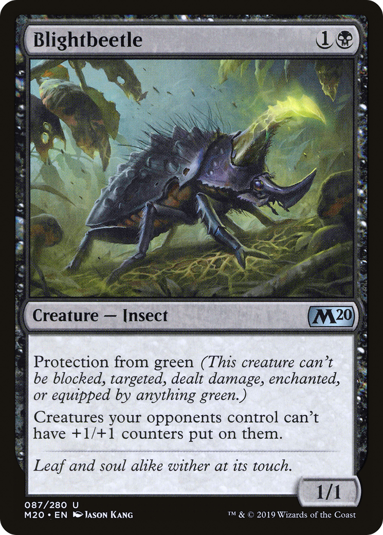 Image of Blightbeetle (M20-087) - Core Set 2020