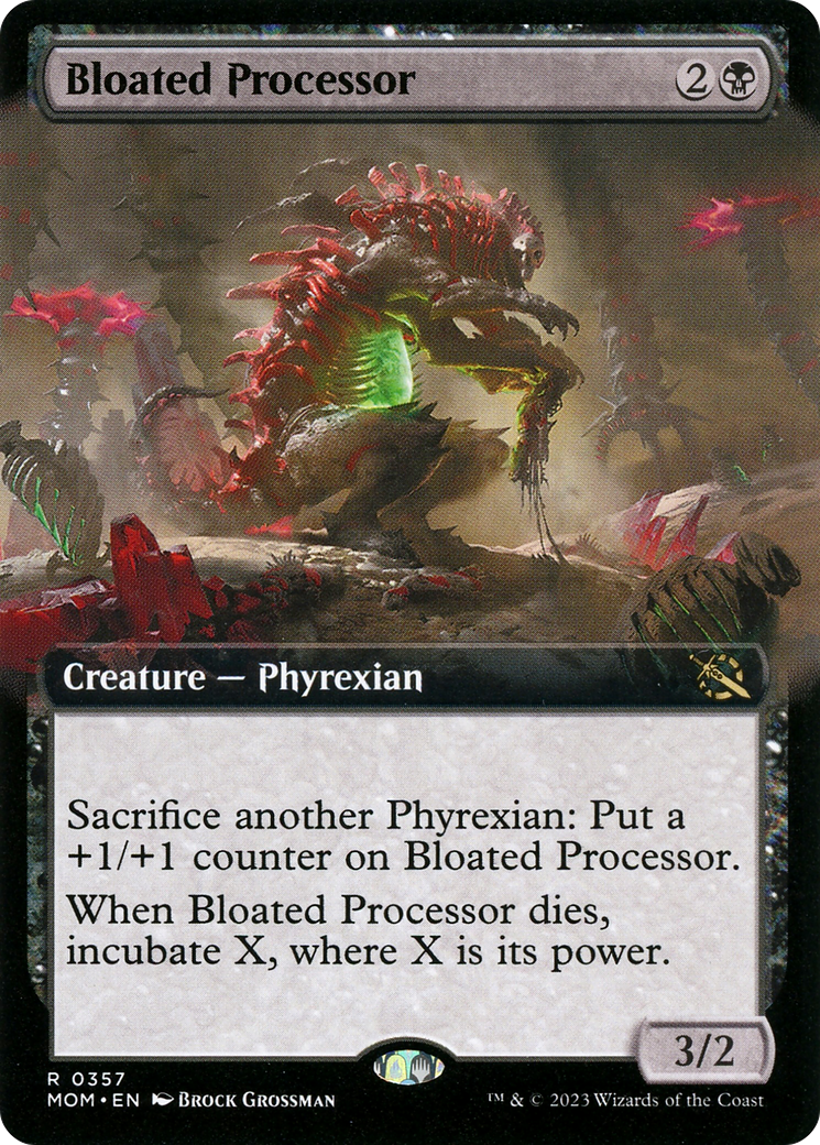 Image of Bloated Processor (Extended Art) (MOM-357) - March of the Machine: (Extended Art) Foil