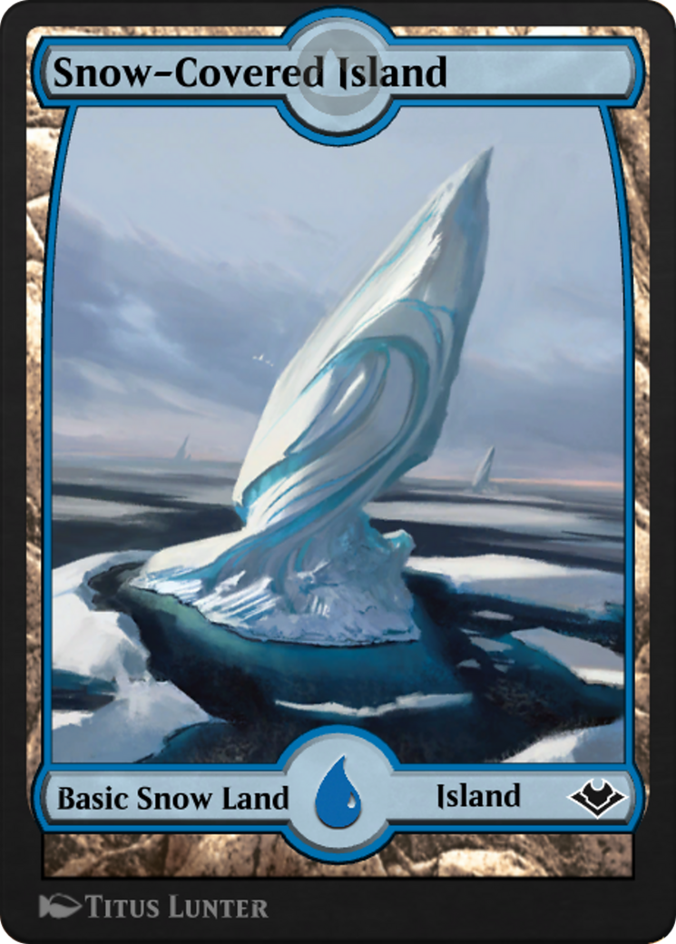 Image of Snow-Covered Island (PANA-258) - MTG Arena Promos: (Full Art)
