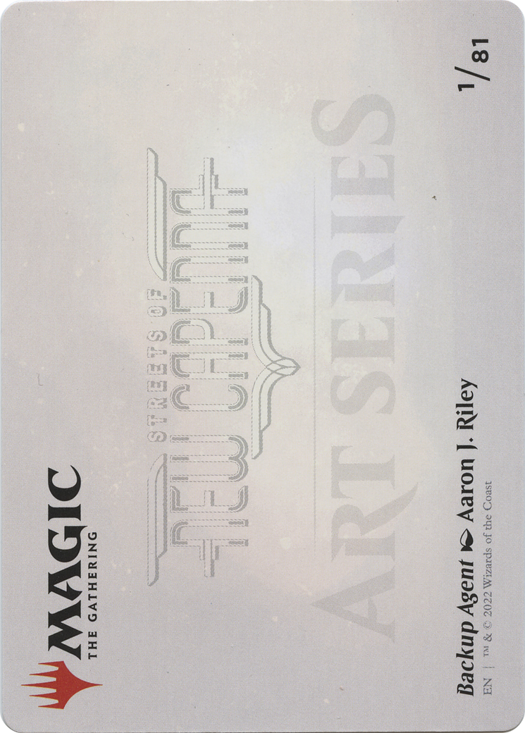 Image of Backup Agent // Backup Agent (ASNC-001) - New Capenna Art Series (Borderless) Foil