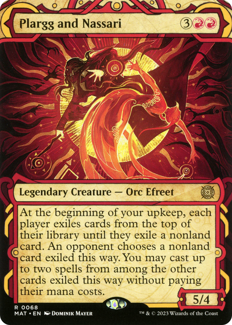 Image of Plargg and Nassari (Showcase) (MAT-068) - March of the Machine: The Aftermath: (Showcase) (Borderless)